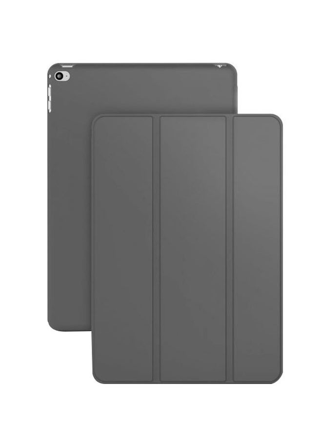 Smart Tri Fold Case Cover For Apple iPad 6/Air 2 Black - Image 1