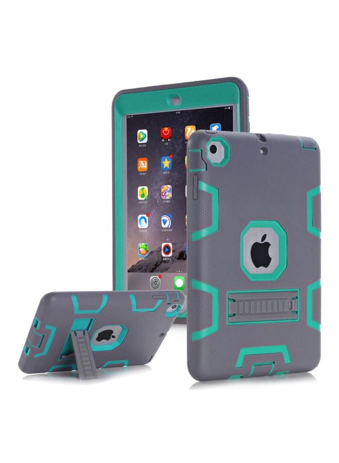Hybrid Case Cover For iPad Pro 9.7-Inch Grey/Green - Image 2
