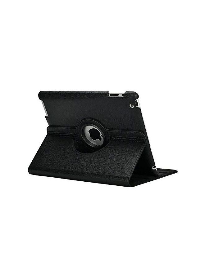 Rotating Stand Case Cover For Apple iPad 2/3/4 9.7-Inch Black - Image 2
