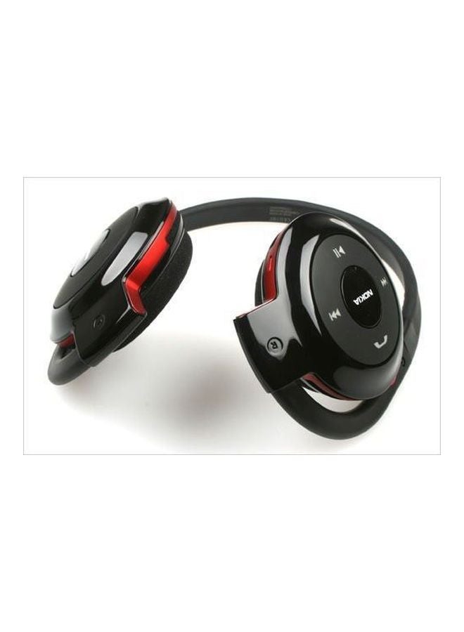 BH-503 Bluetooth On-Ear Headphones Black/Red  - Image 2