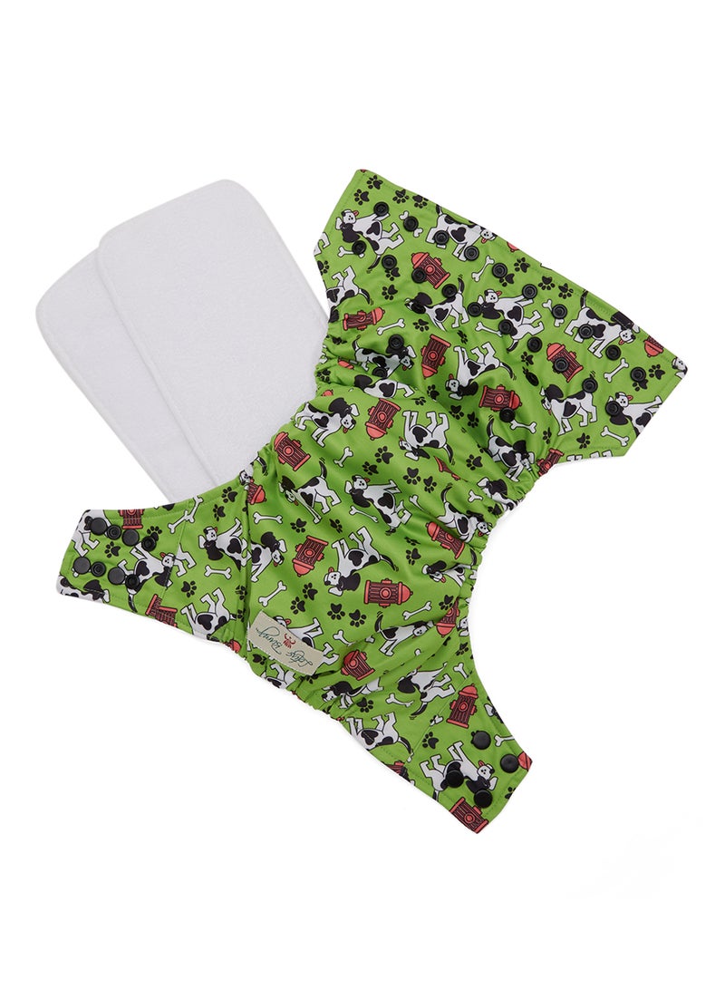 Reusable and Adjustable Diaper Pants With 2 Nappy
