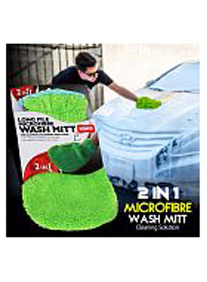 2-In-1 Microfiber Wash Mitt
