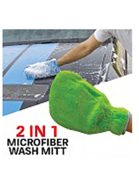 2-In-1 Microfiber Wash Mitt