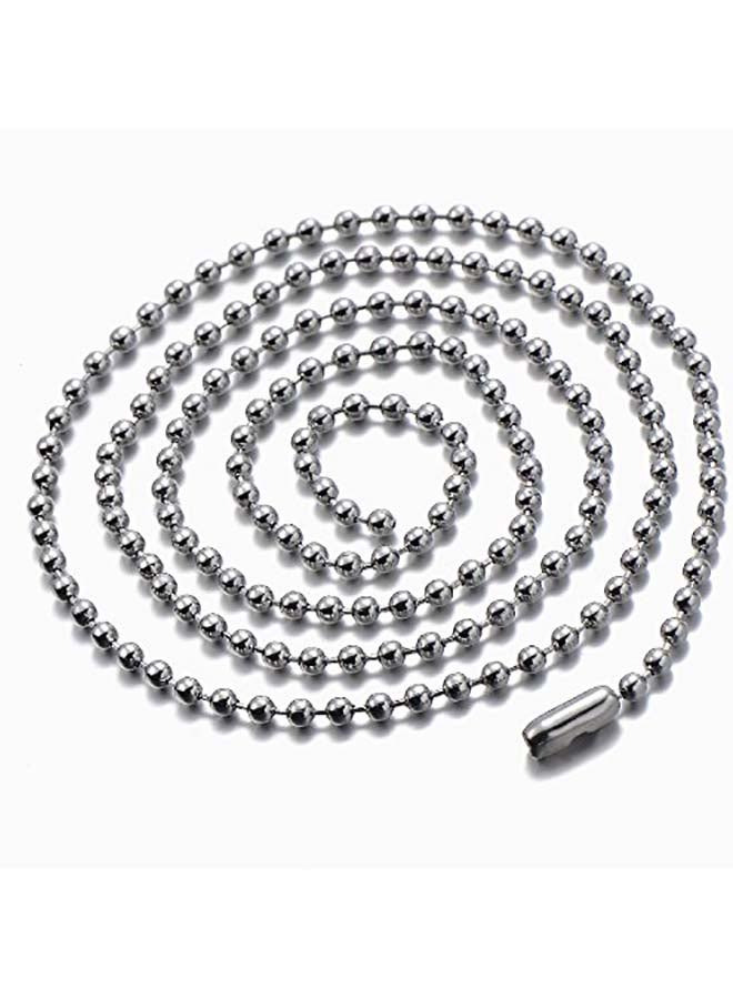 كول ستيل آند بيوند قلادة من الستانلس ستيل بدلاية على شكل الشمس والقمر ومرصعة بالزركون - Image 4