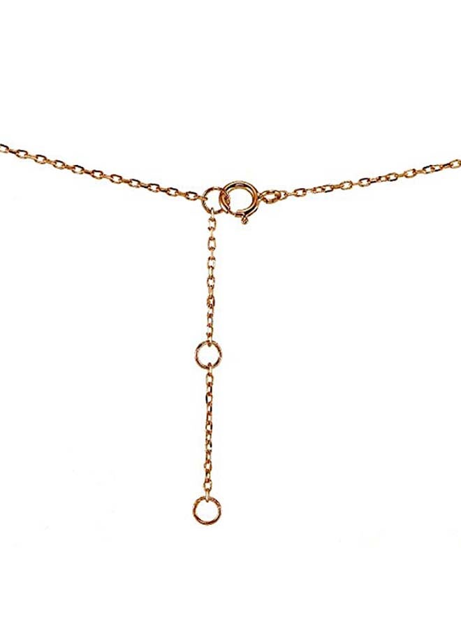 Hoops & Loops - Sterling Silver  Zircon Solitaire Tiny Pendant Necklace - Image 1
