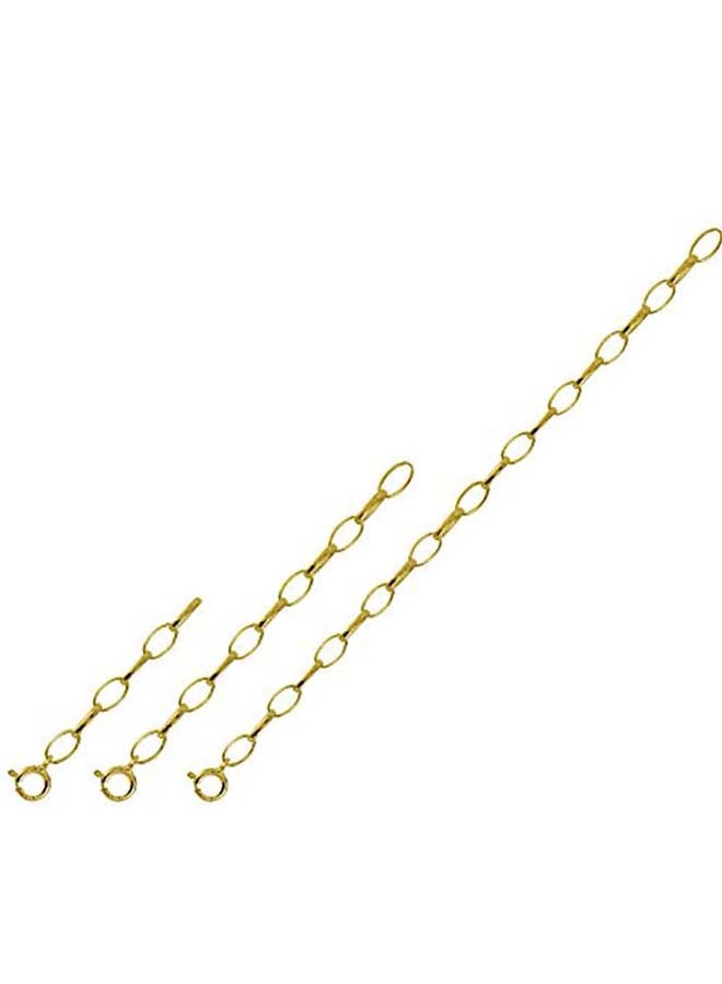 Hoops & Loops - Sterling Silver  Oval Link Chain Necklace - Image 1