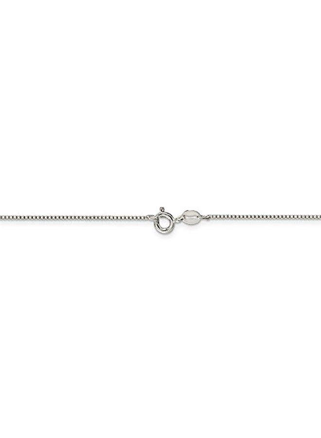 Jewels By Lux - Sterling Silver Box Chain Necklace - Image 1