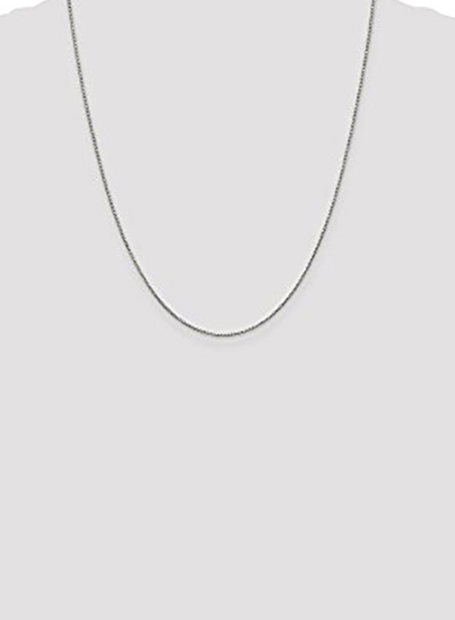Jewels By Lux - Sterling Silver Box Chain Necklace - Image 1