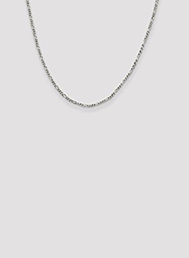 Jewels By Lux Sterling Silver Figaro Chain Necklace  - Image 4
