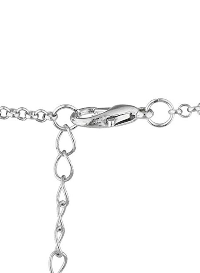 Lux Accessories Brass  R Charm Unicorn Pendant Necklace - Image 3