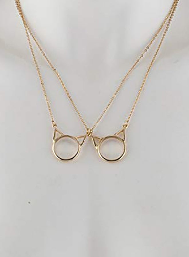 Lux Accessories Brass  You Are Always In My Heart Pendant Necklace - Image 4