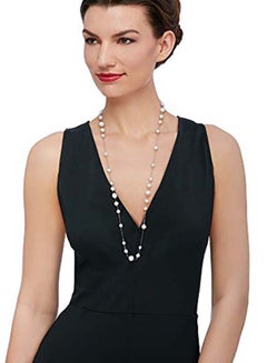 ROSS-SIMONS Sterling Silver  Pearl Cultured Charm Necklace  - Image 2