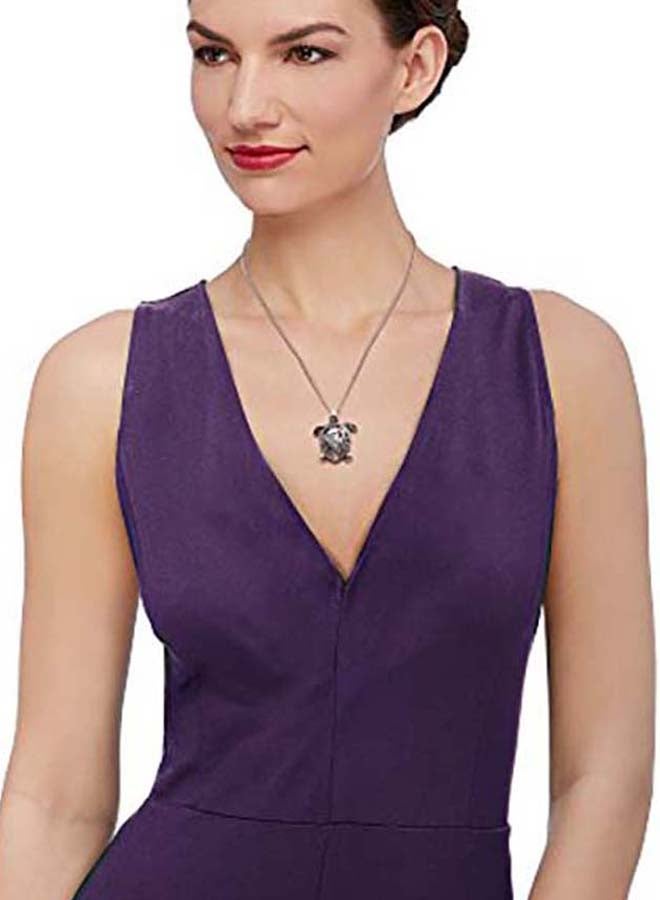 ROSS-SIMONS Sterling Silver Turtle Pendant Necklace - Image 2