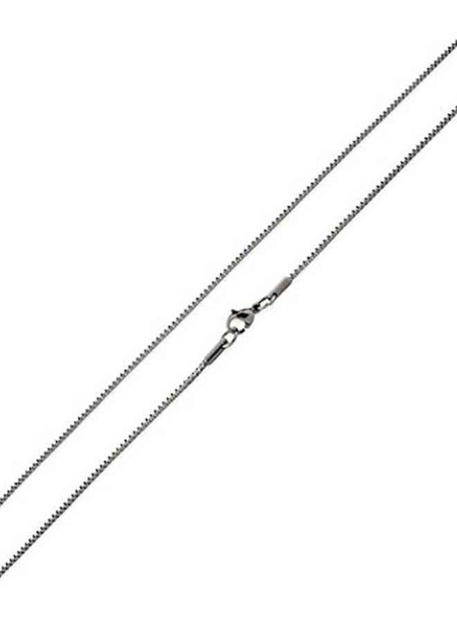 SilverCloseOut Stainless Steel Box Chain Necklace - Image 4