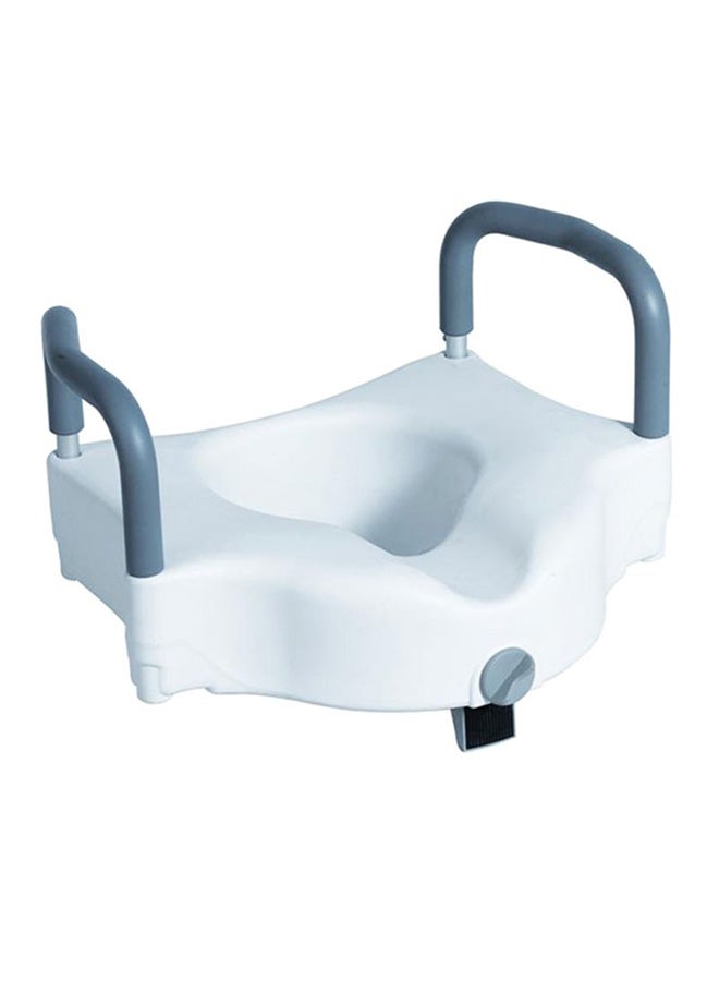 ميديا 6 مقعد للحمام مرتفع مزود بقفل ومقبض