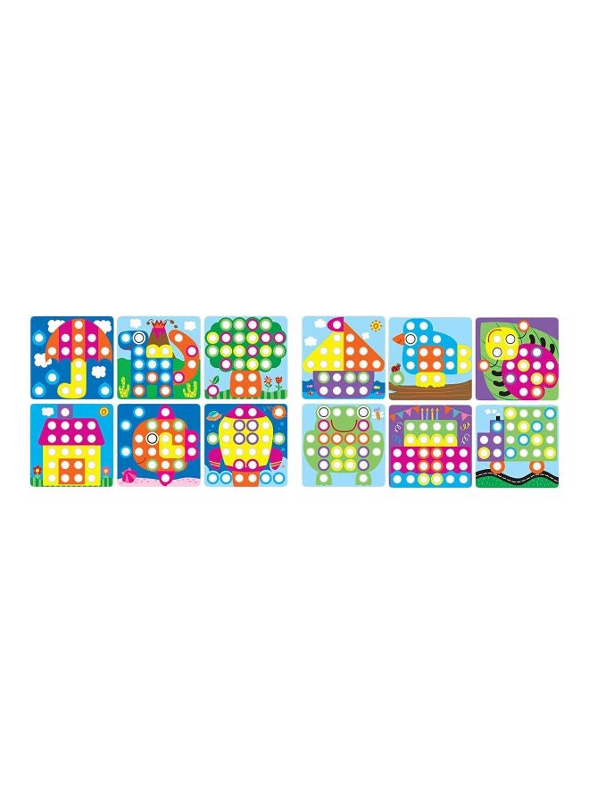 Fansteck Button Idea Mosaic Pegboard - Image 1