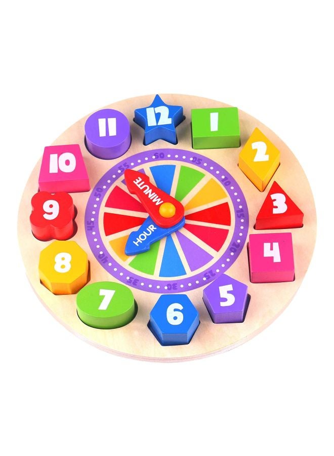 Fat Brain Toys Glow In The Dark Clock Puzzle - Image 1