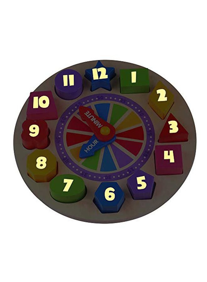 Fat Brain Toys Glow In The Dark Clock Puzzle - Image 2
