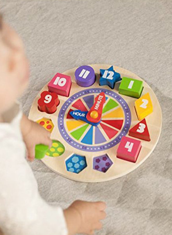 Fat Brain Toys Glow In The Dark Clock Puzzle - Image 3