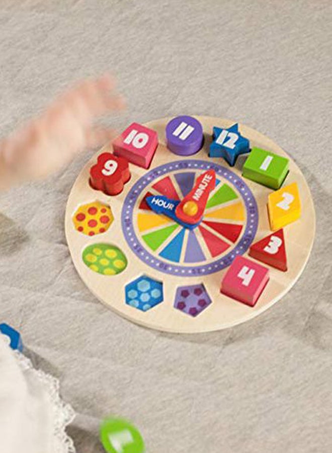 Fat Brain Toys Glow In The Dark Clock Puzzle - Image 4