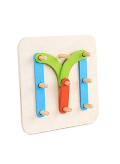 26-Piece Wooden Alphabet Puzzle