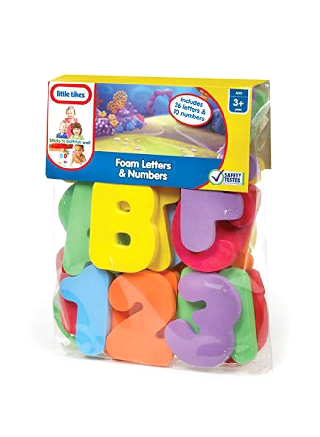 little tikes 36-Piece Letters And Numbers Bath Toy Set | Best Price KSA ...