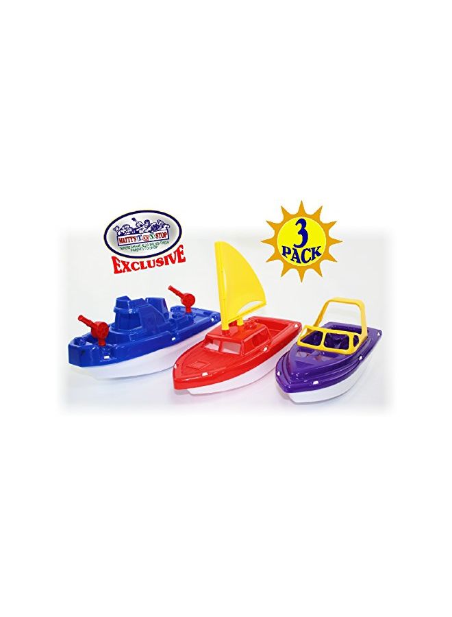 Matty's Toy Stop 3-Piece Boat Set - Image 2