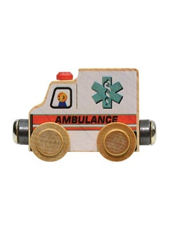 Maple Landmark Nametrain Ambulance Play Vehicle Multicolour 