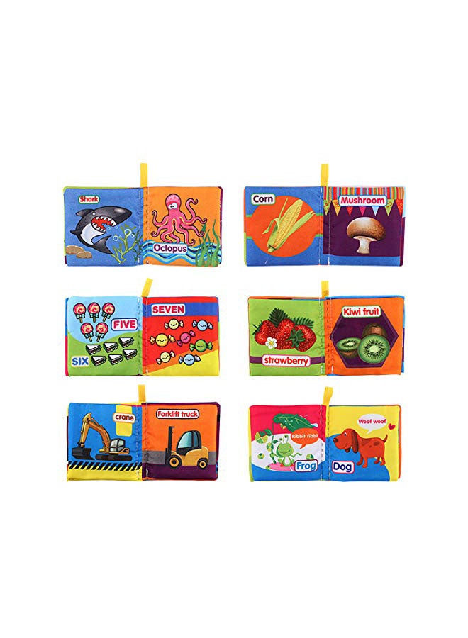 Oiuros 6-Piece Soft Cloth Book Set - Image 1