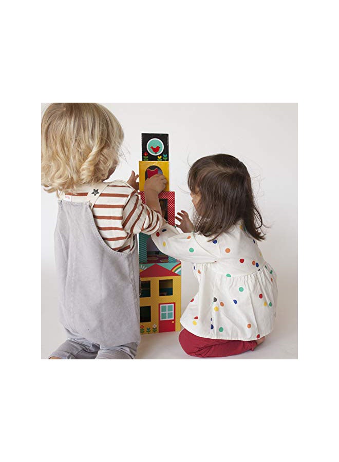 بيتي كولاج مجموعة لعب مكعبات بناء منزل بيك - أ - بو - Image 3