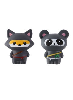 2-Piece Ninja Jumbo Panda And Fox Squishy Toy Set DM204 CA FBA - v1552223621/N21626042A_1