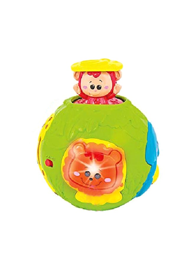 KiddoLab Jungle Animal Roll And Learn Toy Ball  - Image 1