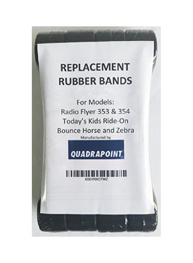 Quadrapoint 4-Piece Replacement Rubber Bands For Radio Flyer - Image 2