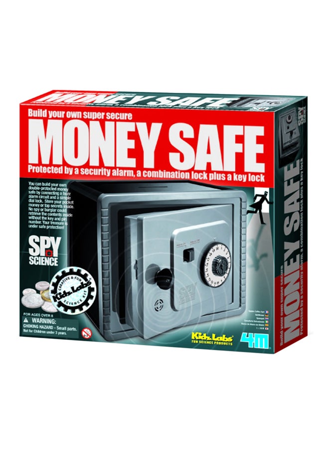 4m Kidz Labs Spy Science Alarmed Safe Money Bank  - Image 1