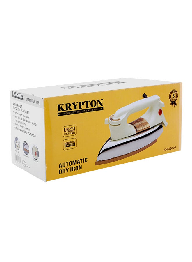 KRYPTON Heavy Dry Iron KNDI6005 White  - Image 3
