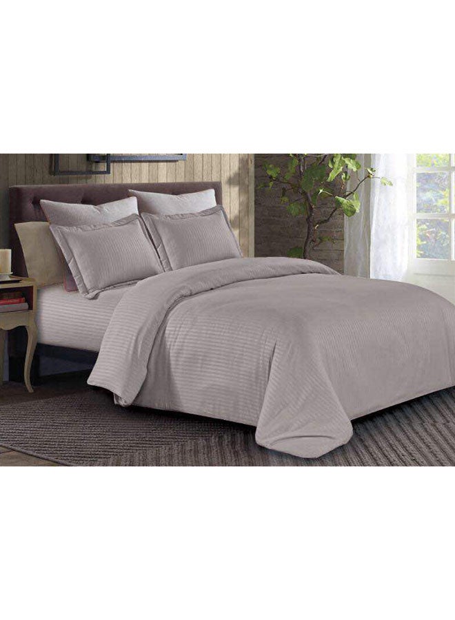 Libai 6-Piece Comforter Set Microfiber Grey 