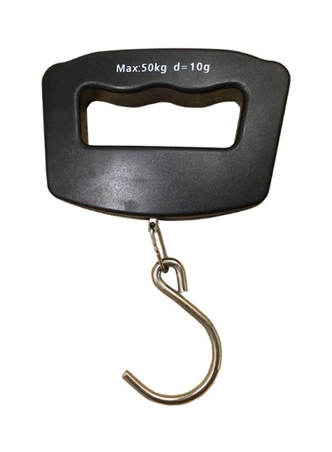 Generic Mini Hanging Luggage Scale Black 