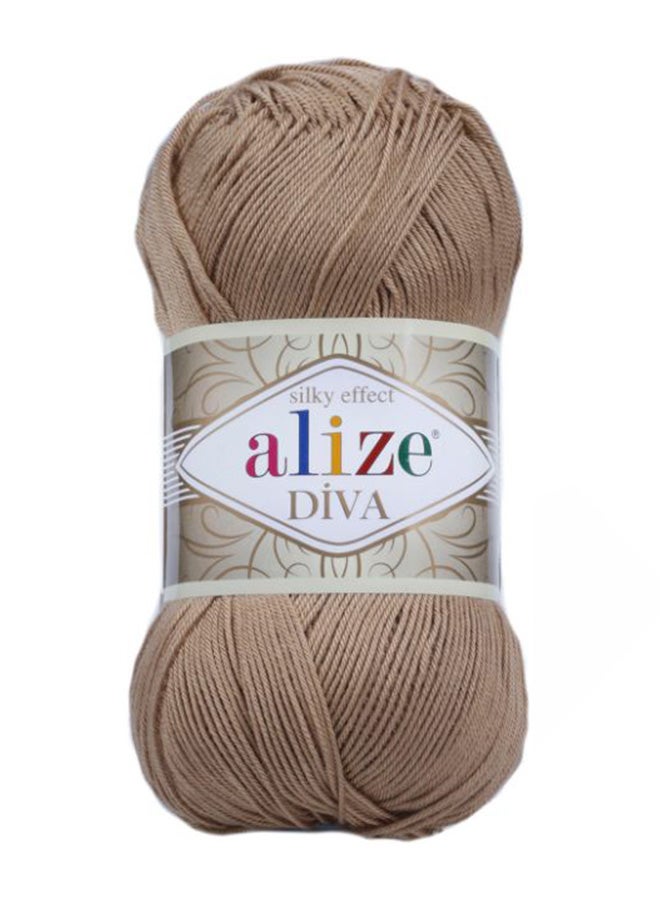 ALIZE Diva Hand Knitting Yarn Caramel 100grams