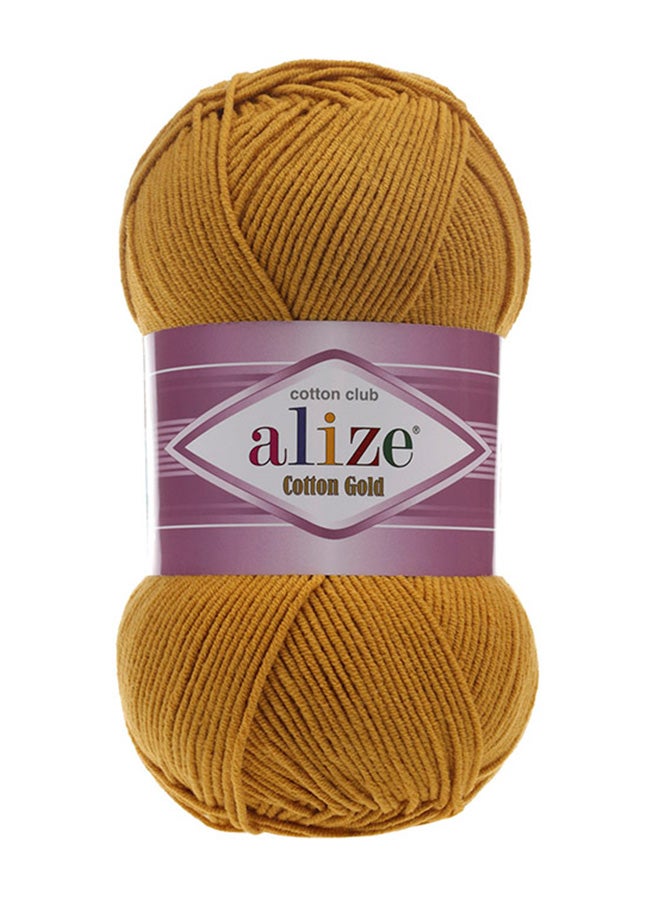 ALIZE Cotton Gold Hand Knitting Yarn Mustard 100grams