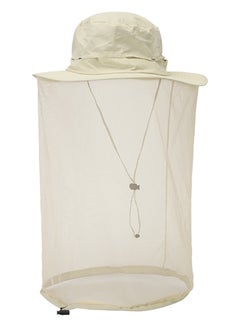 Mesh Insect-Proof Sun Protection Hat Off-White