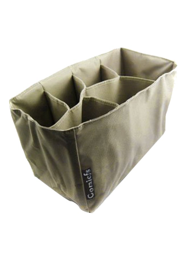 حقيبة مع منظم الحفاضات مع قطعة قماش للتنظيف