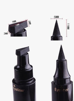 Miss Rose Longlasting Waterproof Quick-Dry Stamp Eyeliner Pen Black  - Image 4