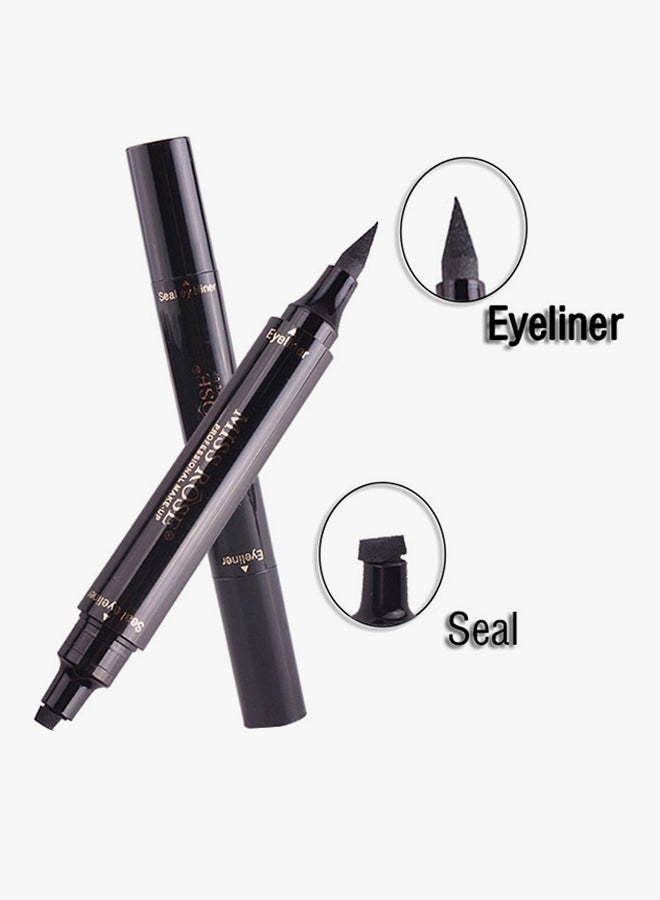 Longlasting Waterproof Quick-Dry Stamp Eyeliner Pen Black - v1552298048/N21744081A_3