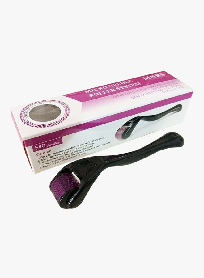 ماي واي بكرة مزودة بـ 540 إبرة دقيقة مع هيكل مصنوع من التيتانيوم للعناية ببشرة الوجه أسود - Image 4