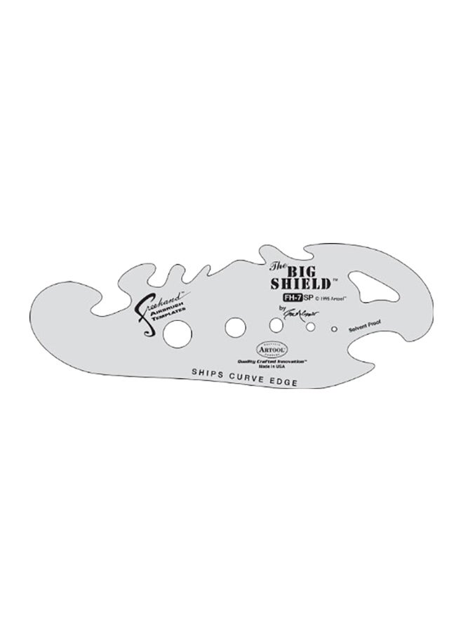 Artool Freehand Essential Seven Airbrush Template Set Grey