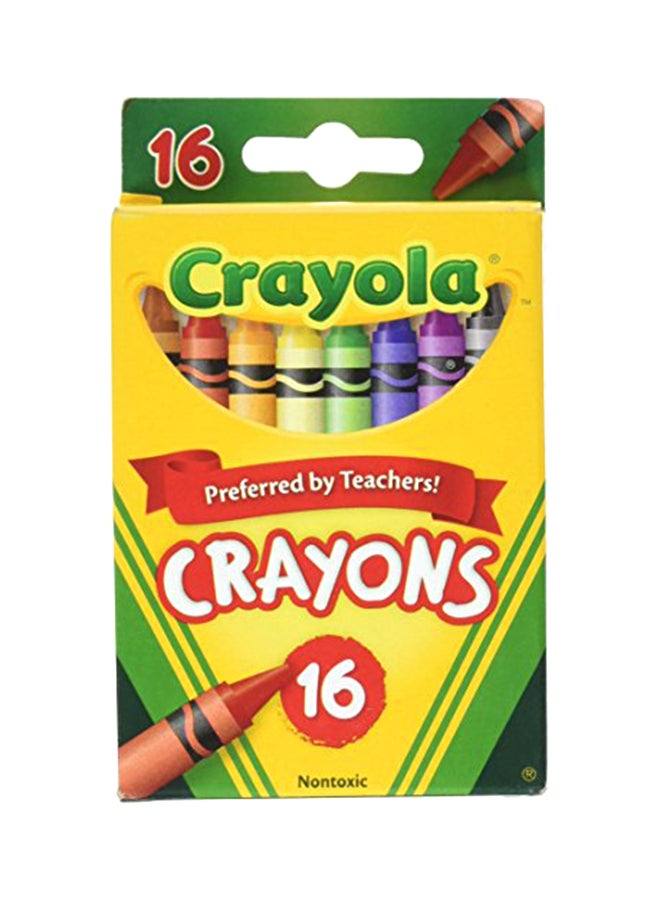 Crayola 16-Piece Classic Color Crayons CYO523016 Multicolour