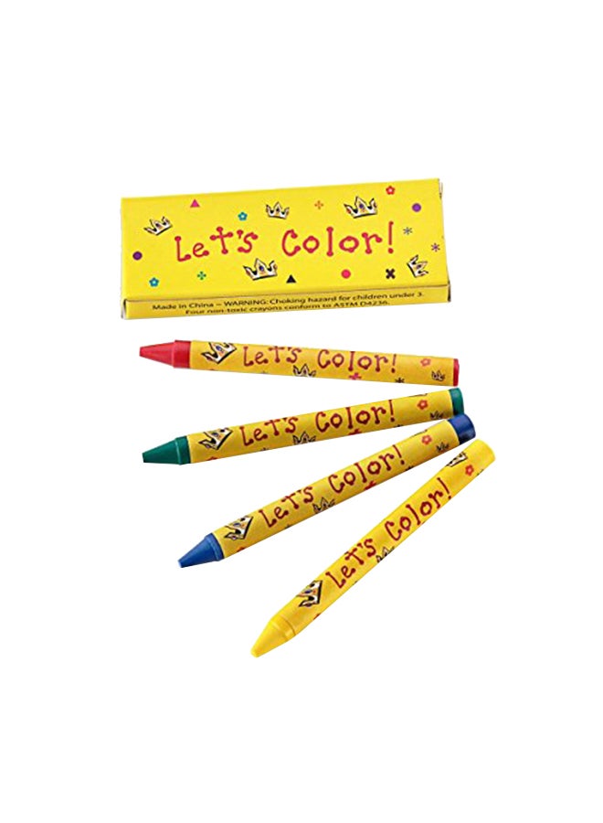 CrayonKing - Pack Of 4 Crayons In Box Multicolour - Image 1