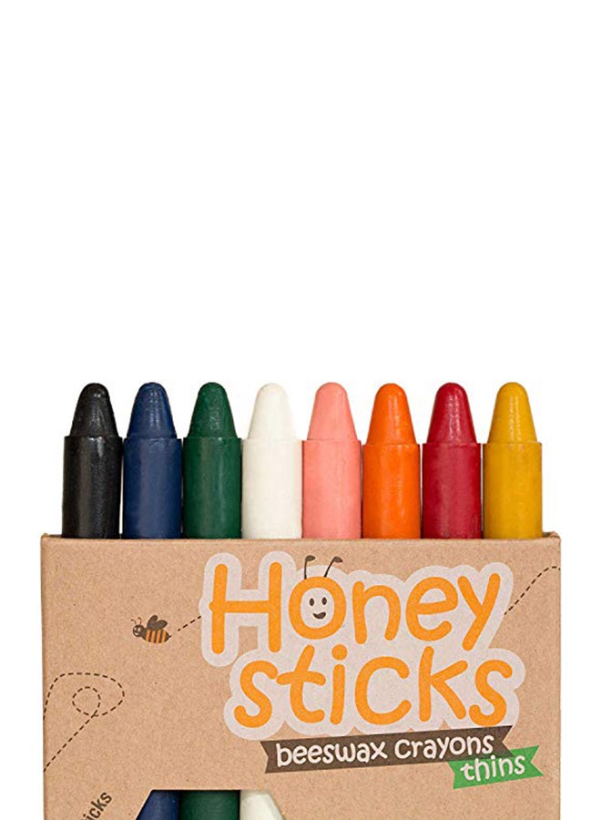 8-Piece Handmade Natural Crayons Multicolour - v1552300275/N20548734A_1