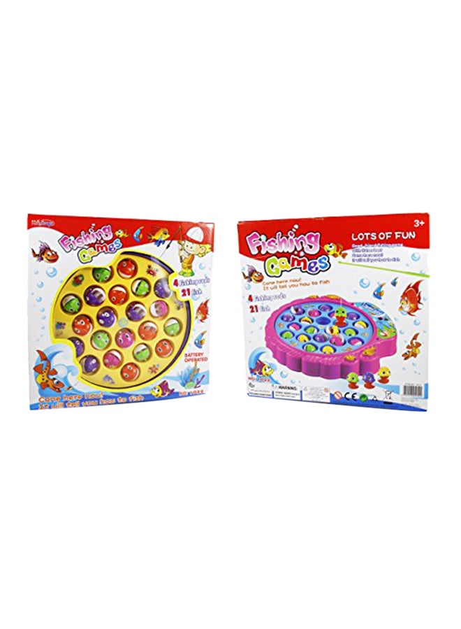 Haktoys Fishing Game Toy Set With Single Layer Rotating Board - Image 3