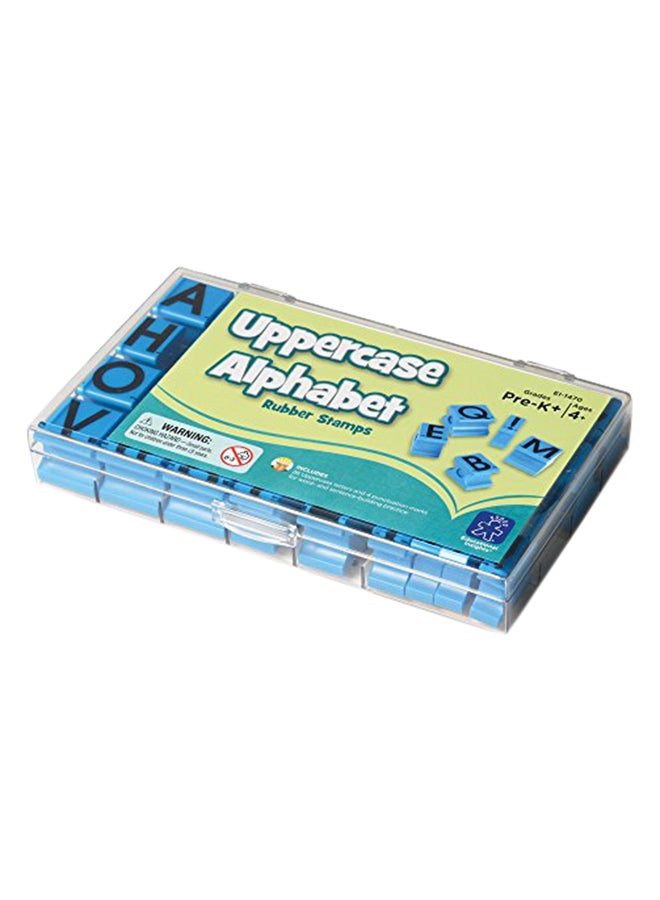 Educational Insights Alphabet Rubber Stamps - Uppercase 5/8 - Image 1